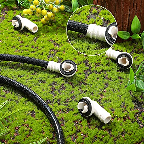 Zonon 4-Pack Air Conditioner Drain Hose Connectors - 1.8"