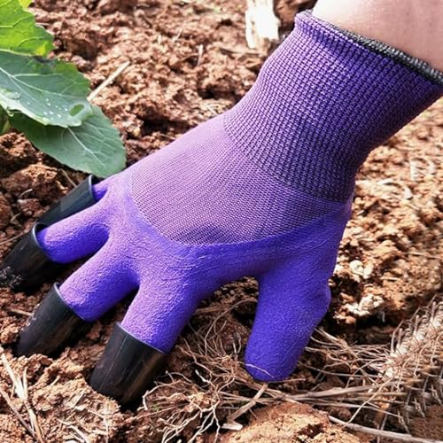 2Pairs Claws Gardening Gloves Garden with for Planting Digging Paking