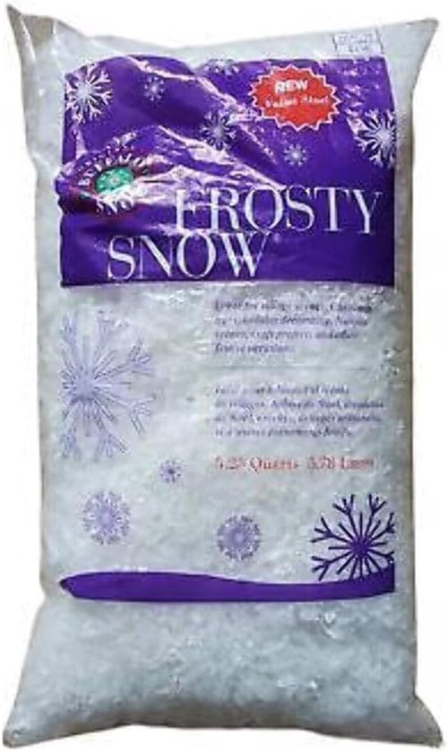 Buffalo Snow | Original Frosty Snow for Holiday Decor - 5 lbs Bag