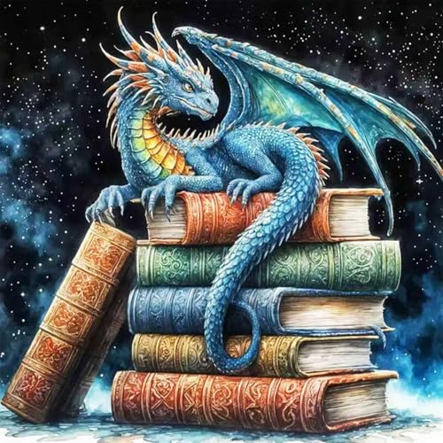 Dragon Square Diamond Painting Kit 12x12 in - Full Drill Art