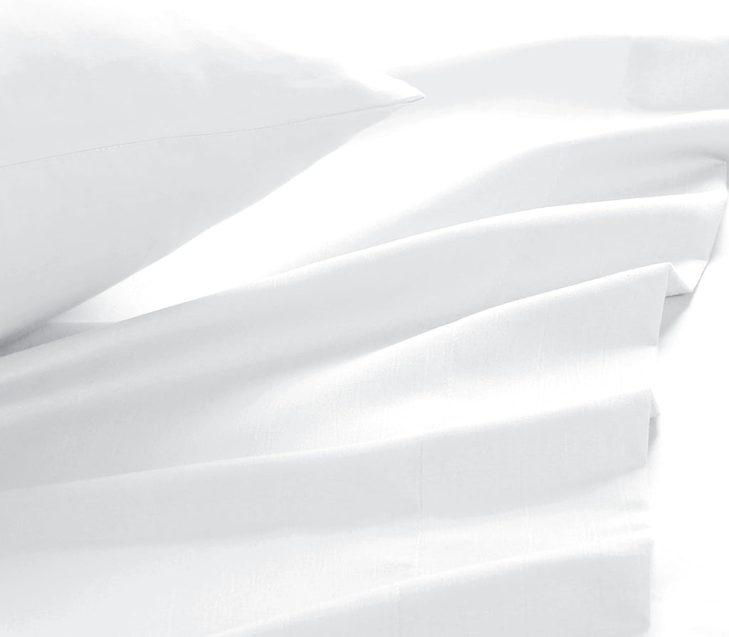 Queen Sheet Set | Ultra Soft Double Brushed Microfiber Bedding - 4 Piece Deep Pocket, Wrinkle Free - White