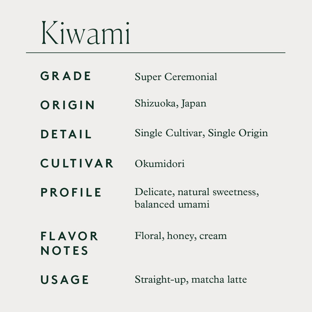 Matchaful - Kiwami - Single Origin, Super Ceremonial Matcha - Fine Green Tea Powder, Direct-Trade From Shizuoka, Japan - Balanced with Flavor Notes of Floral, Honey, and Cream - 100g Bag