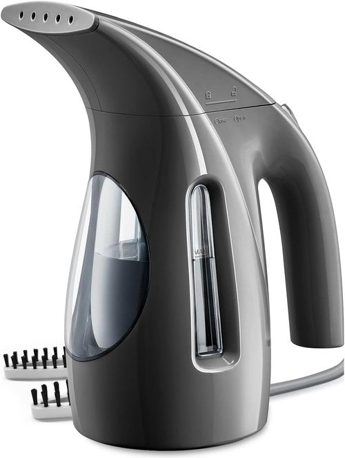HiLIFE Portable Clothes Steamer - 700W Handheld Design with 240ml Capacity for Home & Office - Black
