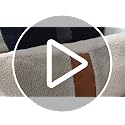Teddy Boucle Throw Pillow Covers 18x18 - Faux Leather Accent (2PCS)