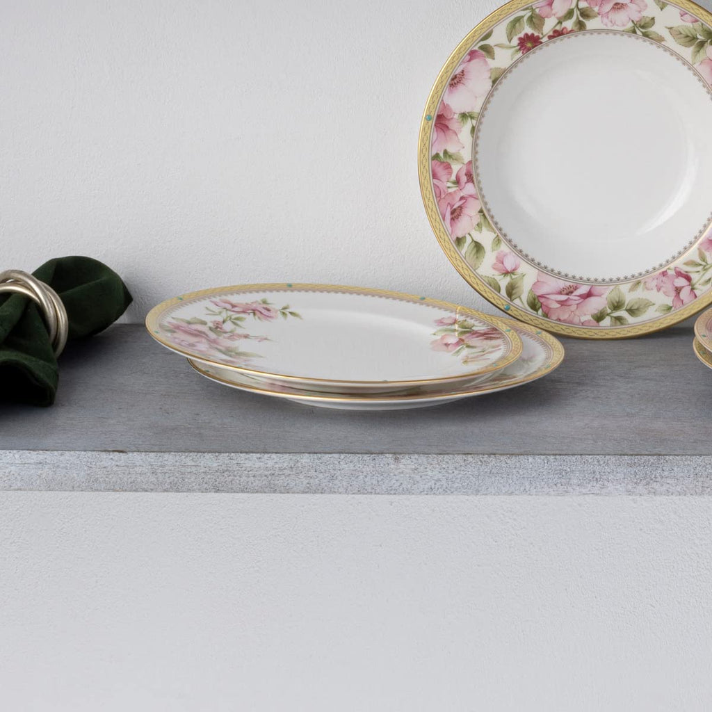 Noritake Hertford Set of 4 Salad Plates, 8-1/2"