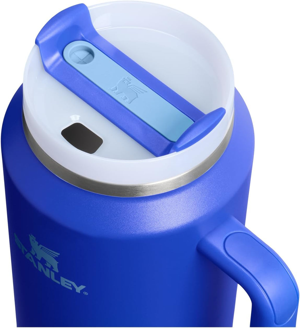 STANLEY Quencher H2.0 Tumbler - 64 oz Insulated Stainless Steel Cup with Handle & Straw | Cobalt Color
