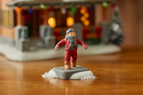 Department 56 | A Christmas Story Village Accessories - "C'mon Guys, Wait Up" Figurine Set, 2.5 Inch, Multicolor