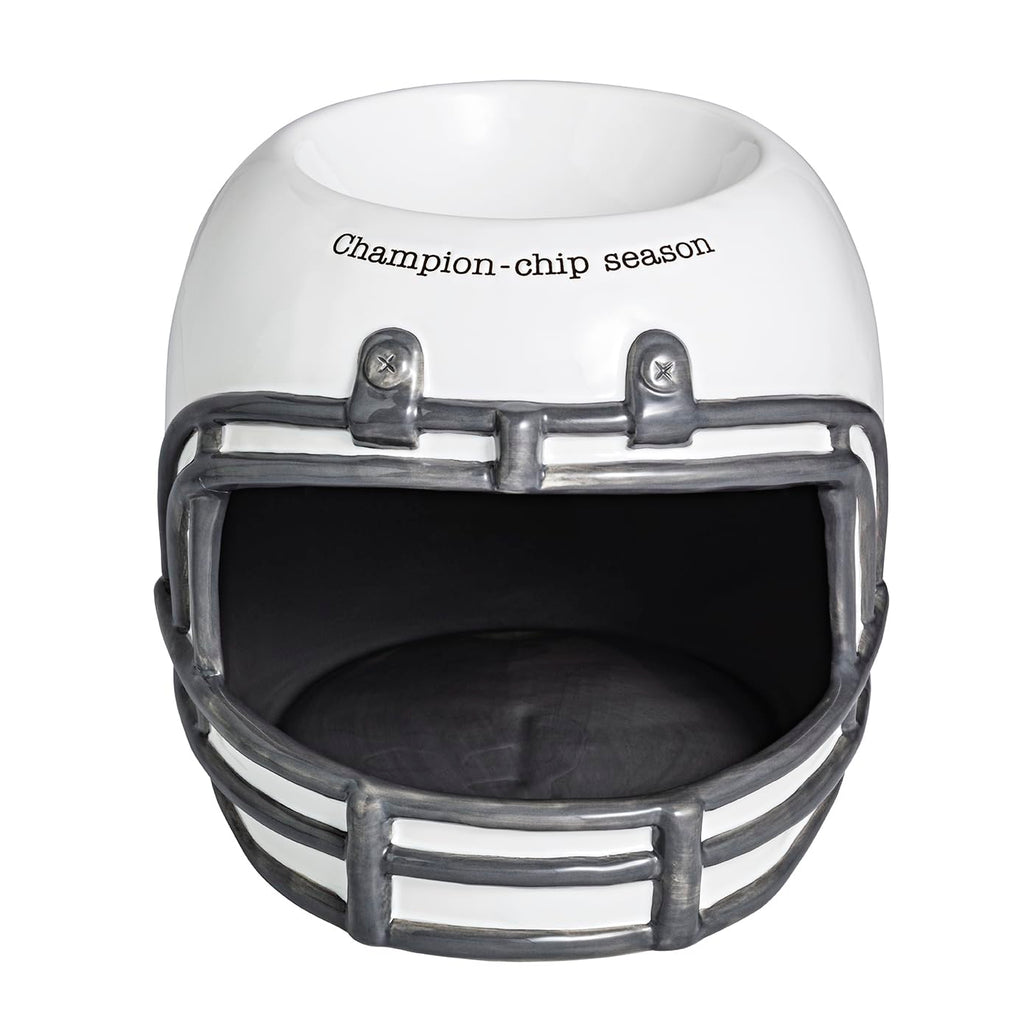 Mud Pie Football Helmet Chip and Dip Server