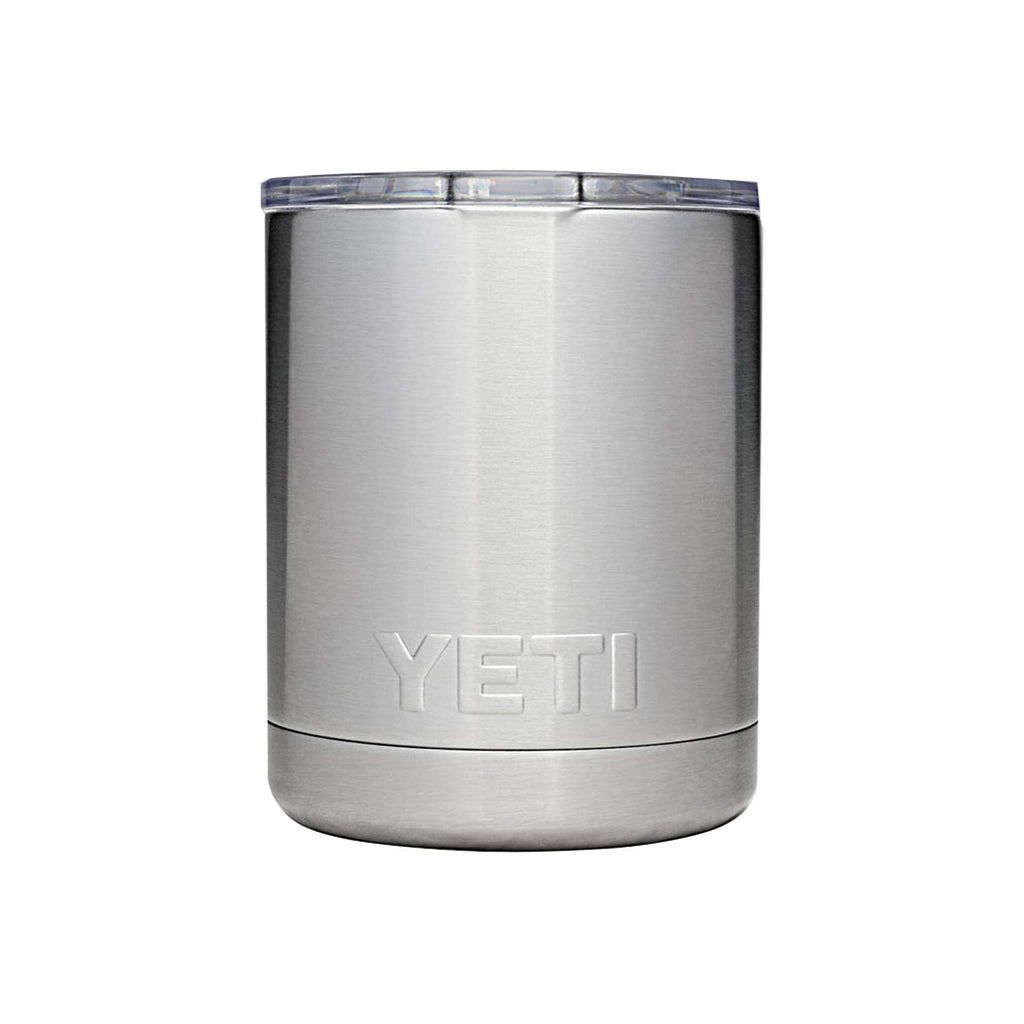 YETI Rambler 10 oz Lowball, Vacuum Insulated, Stainless Steel with MagSlider Lid, Stainless