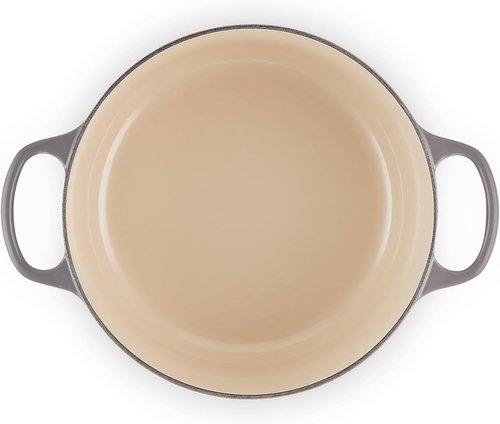 Le Creuset Enameled Cast Iron Dutch Oven - 7.25 Qt. | Versatile Oyster Color for Cooking