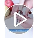 Adjustable Stainless Steel Apple Corer Tool for Fruits & Vegetables