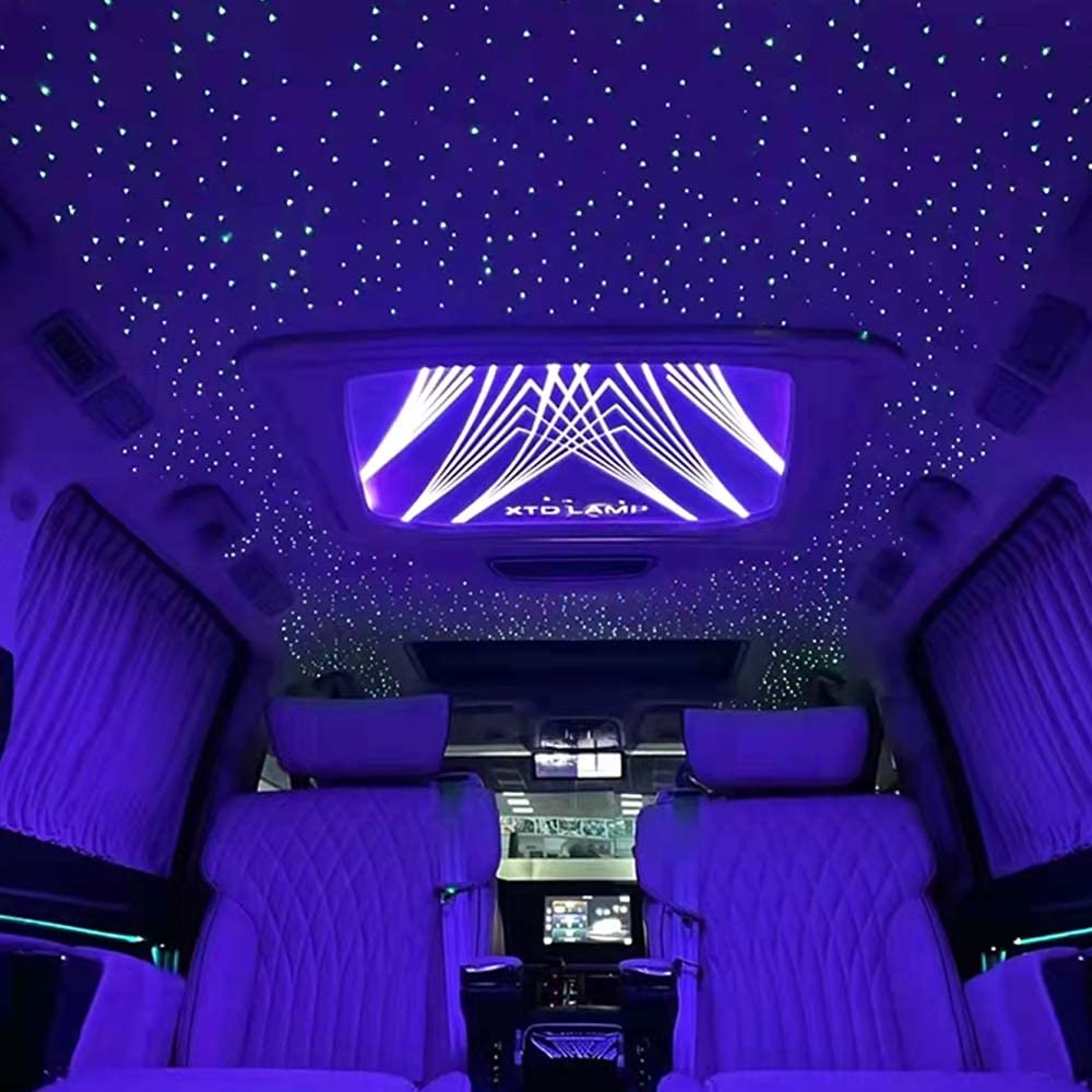 FIREWORK PMMA Plastic End Glow Fiber Optic Cable 1148ft(350m)/Roll Diameter 0.08in(2mm) for Star Sky Ceiling All Kind Led Light Engine Driver
