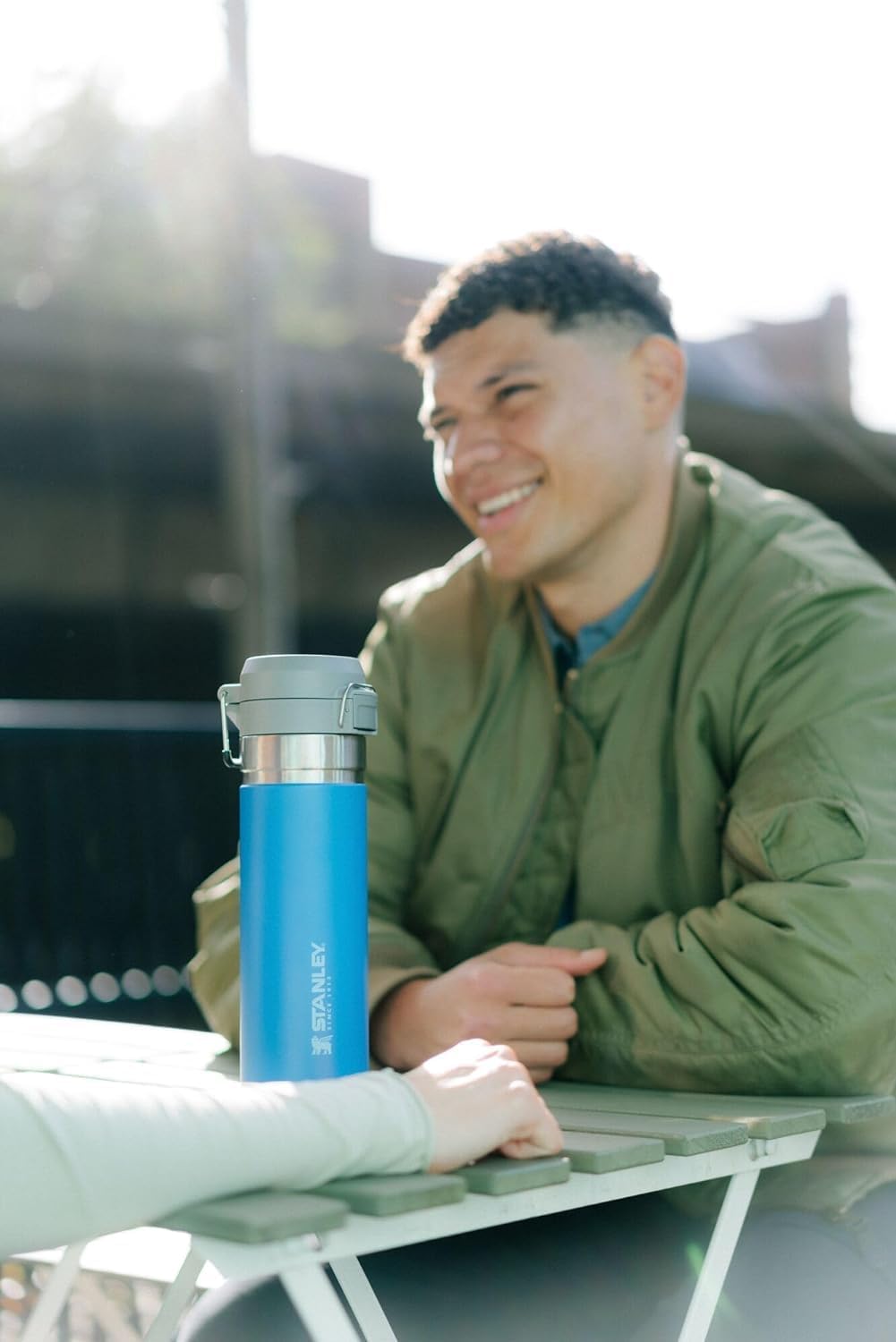 Stanley Quick Flip GO Water Bottle 24 oz - Insulated, Leakproof, BPA-Free | Perfect for Travel & Sports | Pomelo