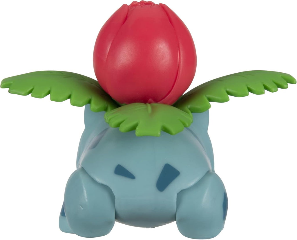 Pokémon Battle Figure Set - Grass-Type Theme with Ludicolo, Ivysaur & Grookey | Perfect Toys for Kids