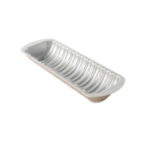 Nordic Ware Formed Cinnamon Bread and Almond Loaf Pan, 4 Cup, Golden Hour