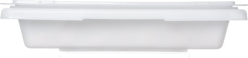 Carlisle FoodService Products Storplus Food Storage Container with Stackable Design for Catering, Buffets, Restaurants, Polyethylene (Pe), 2 Gallon, White, (Pack of 6)