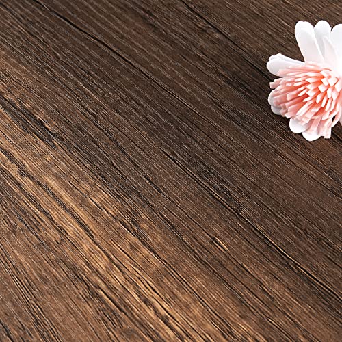 Stickyart Rustic Brown Wood Grain Contact Paper, 15.8" x 80" Vinyl Film