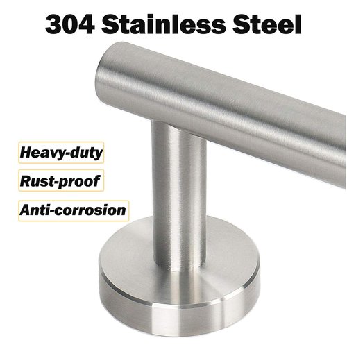 Bath Towel Bar, 20 Inch Towel Racks for Bathroom Wall Mounted, Heavy Duty Bathroom Towel Holder Organizer, Stainless Steel Modern Home Decor Towel Rod, Brushed Nickel