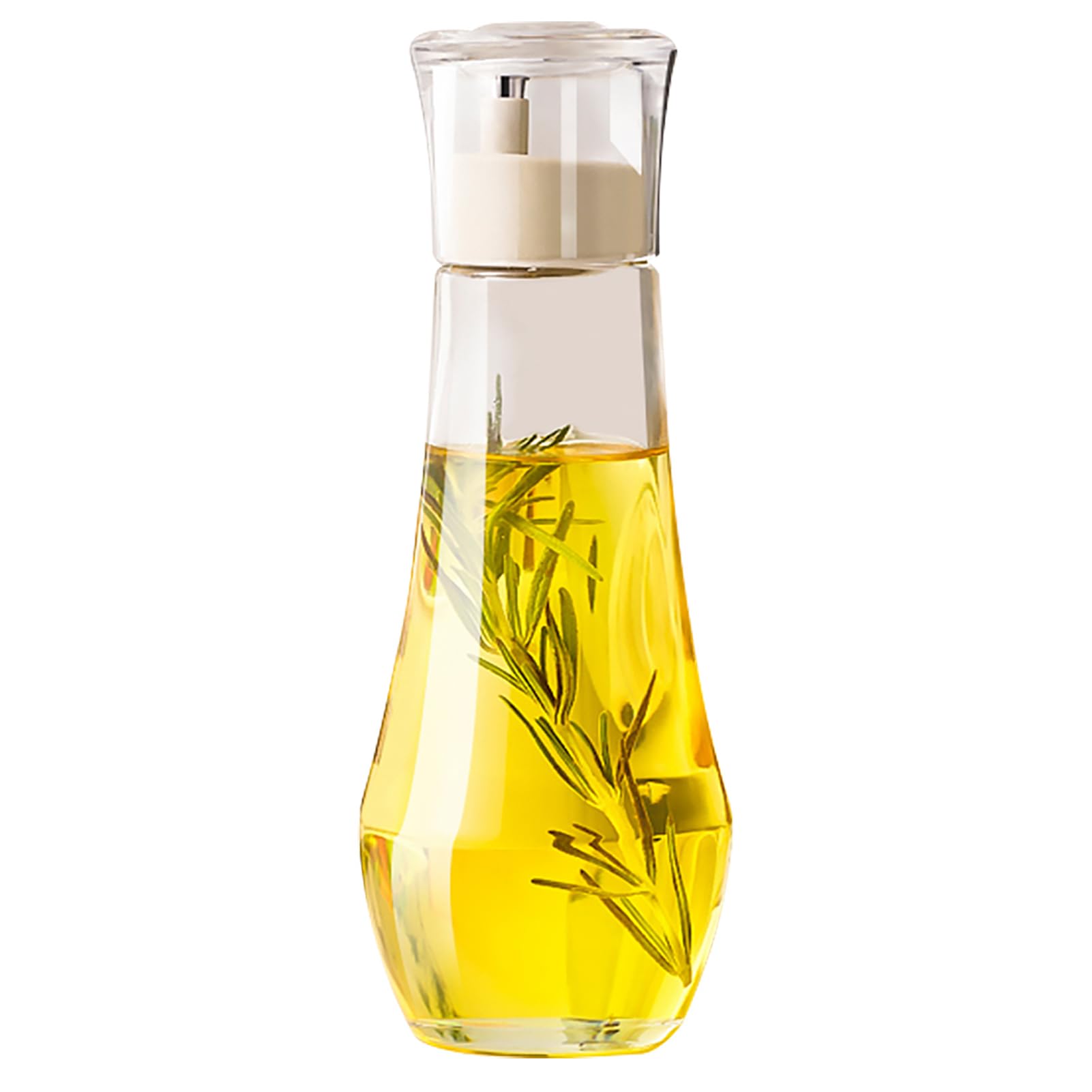 Summark Diamond Oil and Vinegar Dispenser for kitchen,Olive Oil Dispenser Bottle,Elegant Glass Cooking Oil Dispenser,Dispenser Bottle of 10 OZ