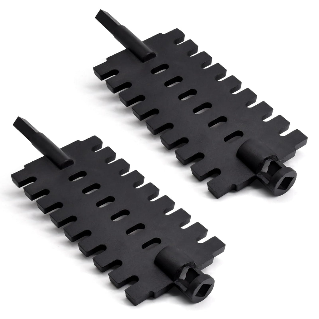 Adviace 40257 Shaker Grate Replacement for US Stove Hot Blast 1500, 1557M, Ashley 22AF and Vogelzang Norseman 1500, 2500 Wood Coal Furnaces. (2 Pack)