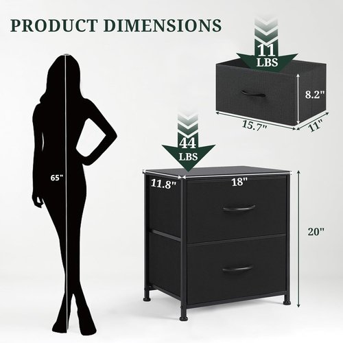 D x 18" W x 20