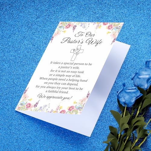 Pastor Wife Appreciation Thank You Card Christian Gift