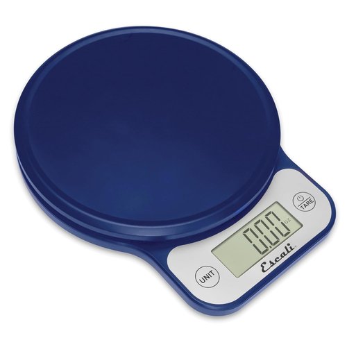 Escali Telero Digital Food Scale - High Precision Kitchen Scale for Cooking & Baking, 11 lb Capacity, Blue