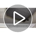 Joyhalo 24x17 Inch Grey Non-Slip Shower Mat with Loofah Texture
