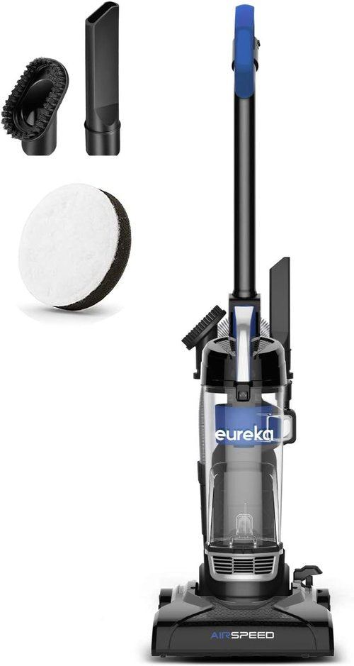 Eureka NEU10AE5 Bagless Upright Vacuum Cleaner - Powerful & Ultra-Lightweight for Carpets & Floors | Blue