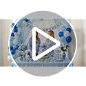 200 PCS Blue Floral Cupcake Liners - Elegant Butterfly Design for Parties