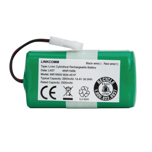 LINKCOMM Battery Replacement for Bissell Robot Vacuum SpinWave 3115, 2859, 28599, 28596, 3347, Model 1625424 Battery