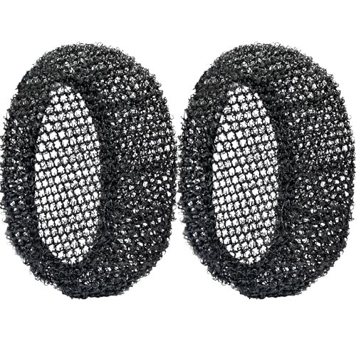 INNERNEED Exfoliating Mesh Sponge Case Cover for Body Scrubber, Black