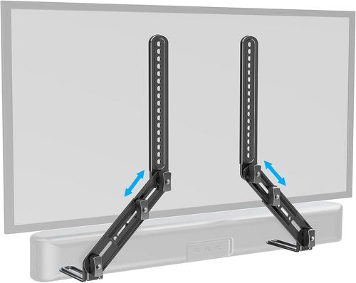 ELIVED Soundbar Mount - Adjustable TV Bracket for 23-90" TVs | Fits Most Sound Bars Up to 15 lbs