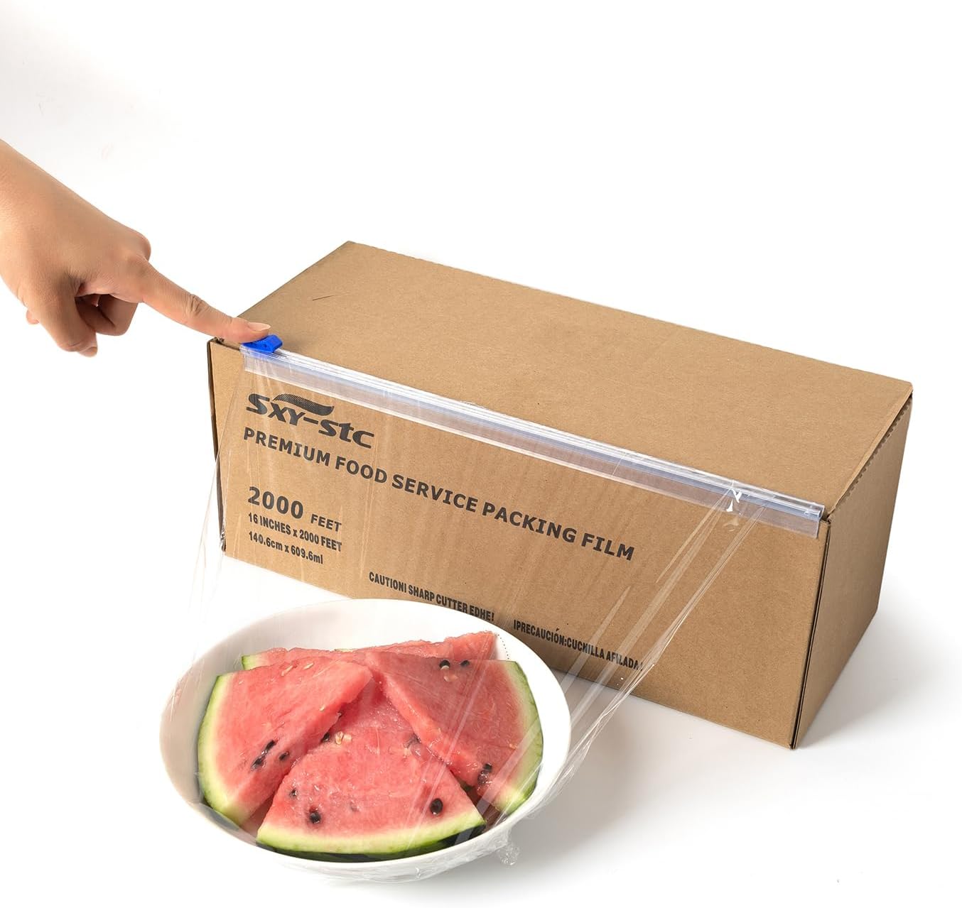 Regine Switzerland Plastic Cling Wrap - 16 Inch x 2000 Feet for Fresh Food Storage