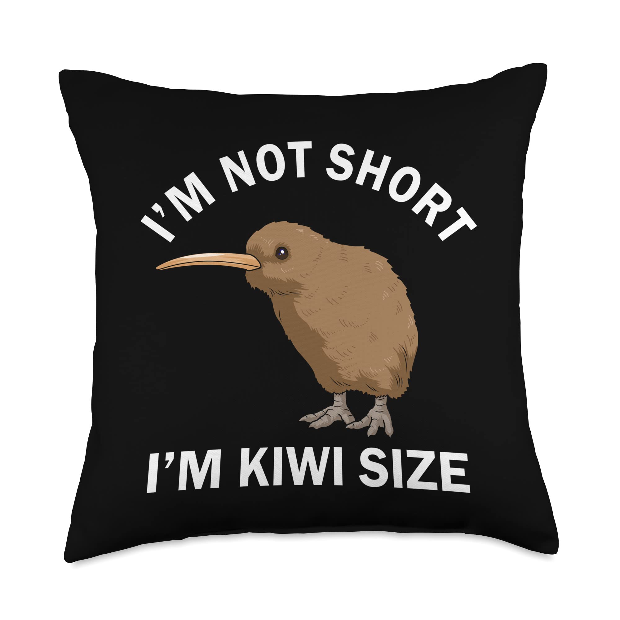 Funny Kiwi Gift Women Kawaii Kiwi Bird Gifts New Zealand Throw Pillow