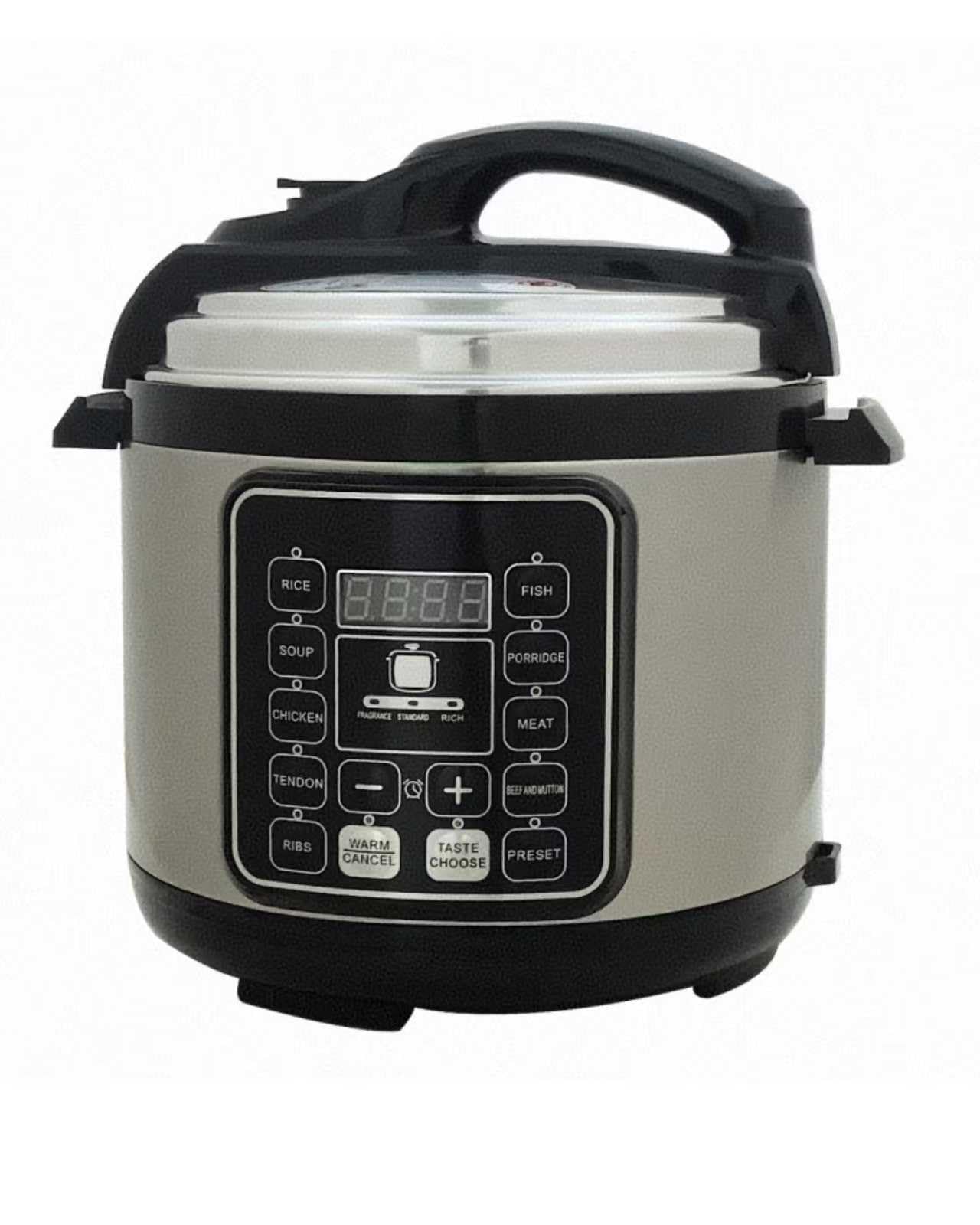 Zuguachi 10-in-1 Electric Pressure Cooker 6QT, 1050W Programmable Multi Cooker, Slow Cooker Rice Cooker Black