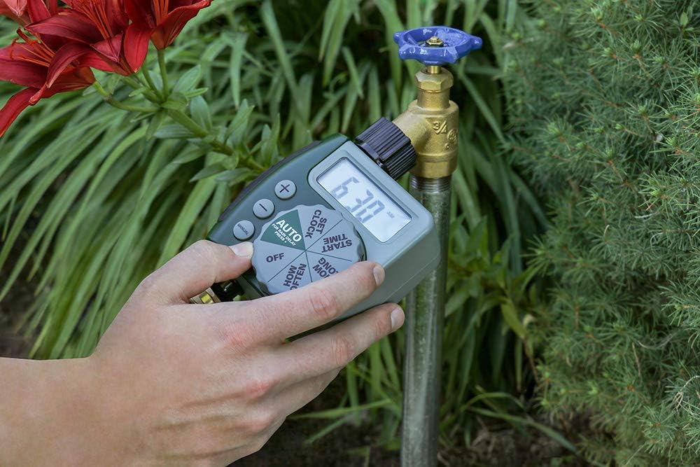 Orbit Programmable Digital Hose Watering Timer - Battery Powered with LCD Screen & Rain Delay | 1 Outlet