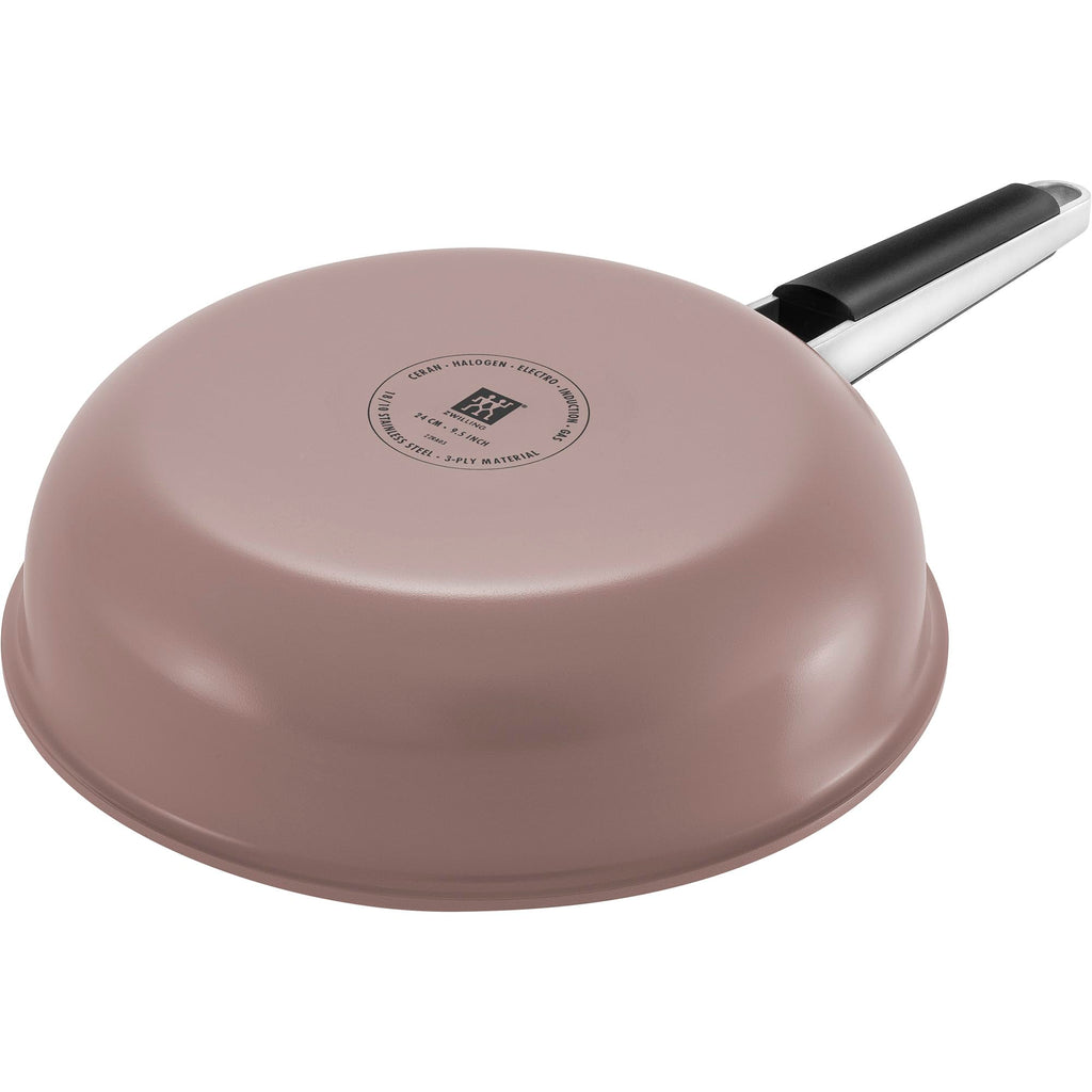 ZWILLING Pure 9.5-inch Stainless Steel Fry Pan, Rose