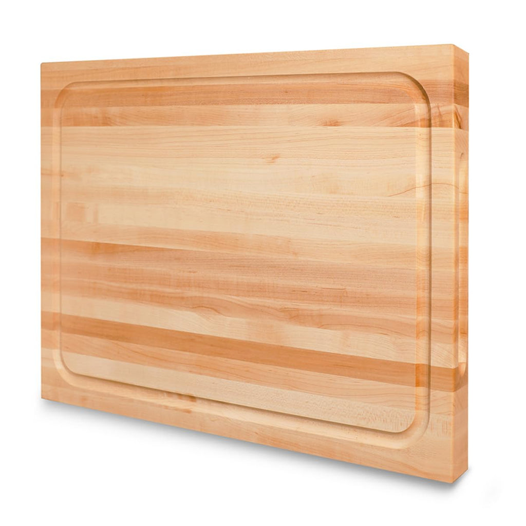 CONSDAN Wood Cutting Board for Kitchen, USA Grown Hardwood, 20 x 15, Hard Maple with Invisible Inner Handle, Prefinished with Food-Grade Oil, Suitable for Kitchen Edge Grain, 1-1/2" Thick