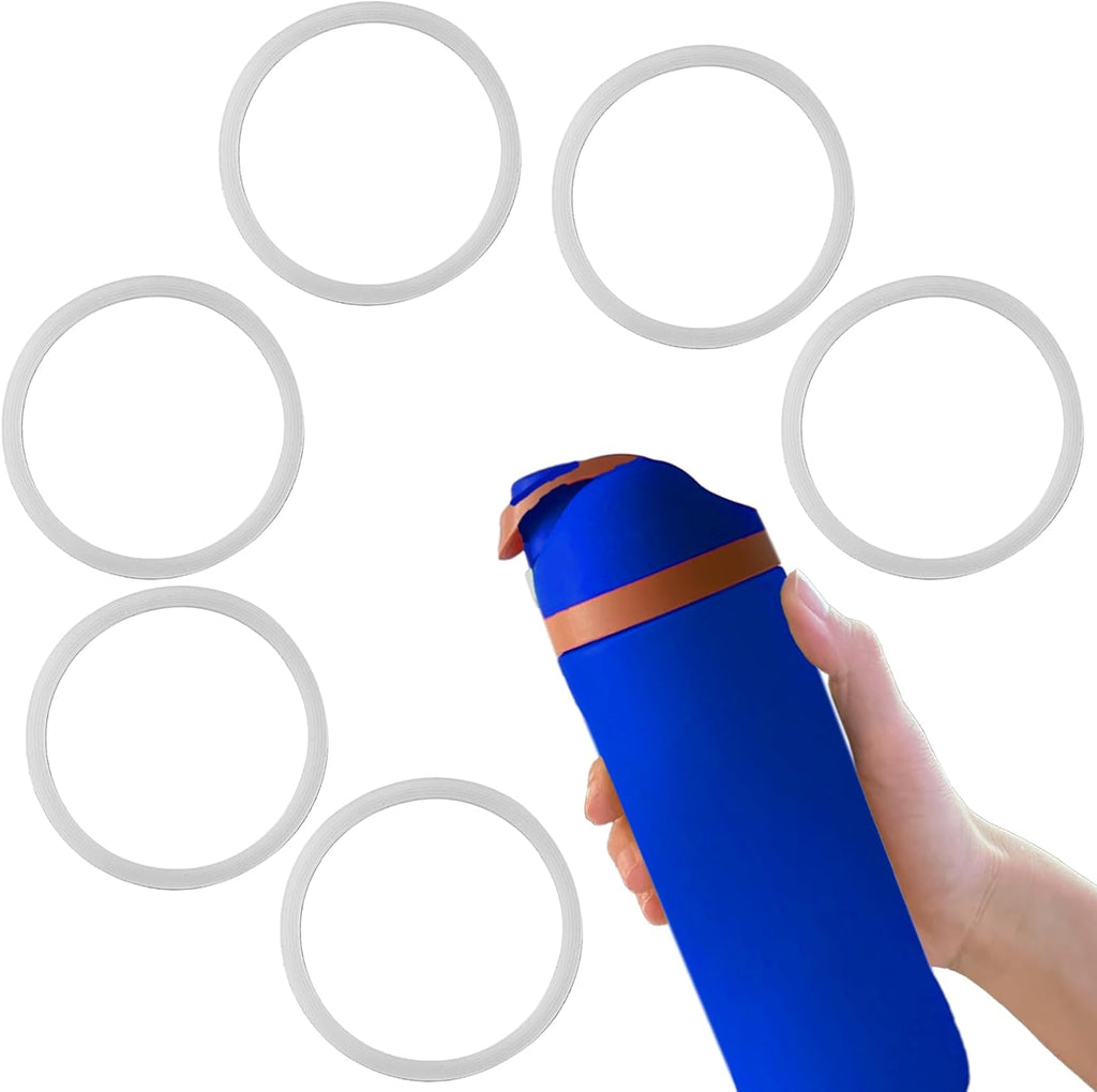 Owala | 6-Pack Replacement Water Bottle Gaskets - Durable Silicone Lid Seals for Perfect Fit