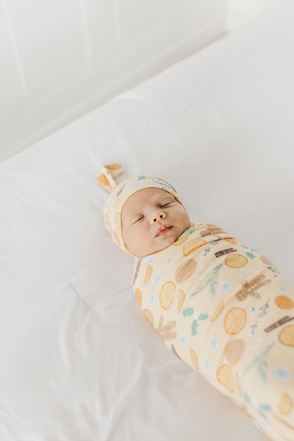 Copper Pearl Large Premium Knit Baby Swaddle Receiving Blanket Cider
