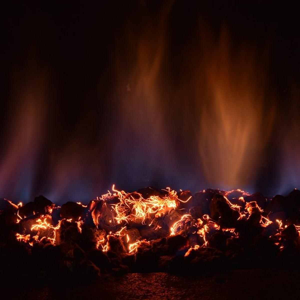 Midwest Hearth Glowing Metallic Ember Kit | Premium Quality Fire Enhancer - Made in USA