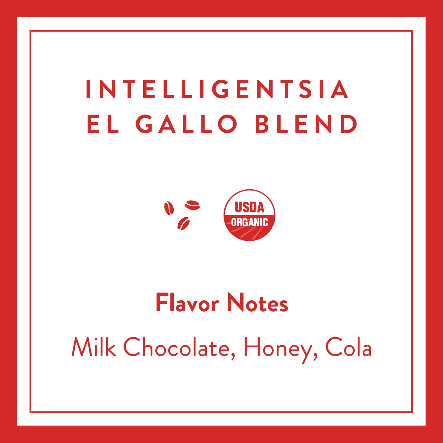 Intelligentsia Coffee, Light Roast K-Cup Coffee Pods for Keurig Brewers - Organic El Gallo 30 Count with Flavor Notes of Milk Chocolate, Honey and Cola (3 Boxes of 10 K-Cup Pods)