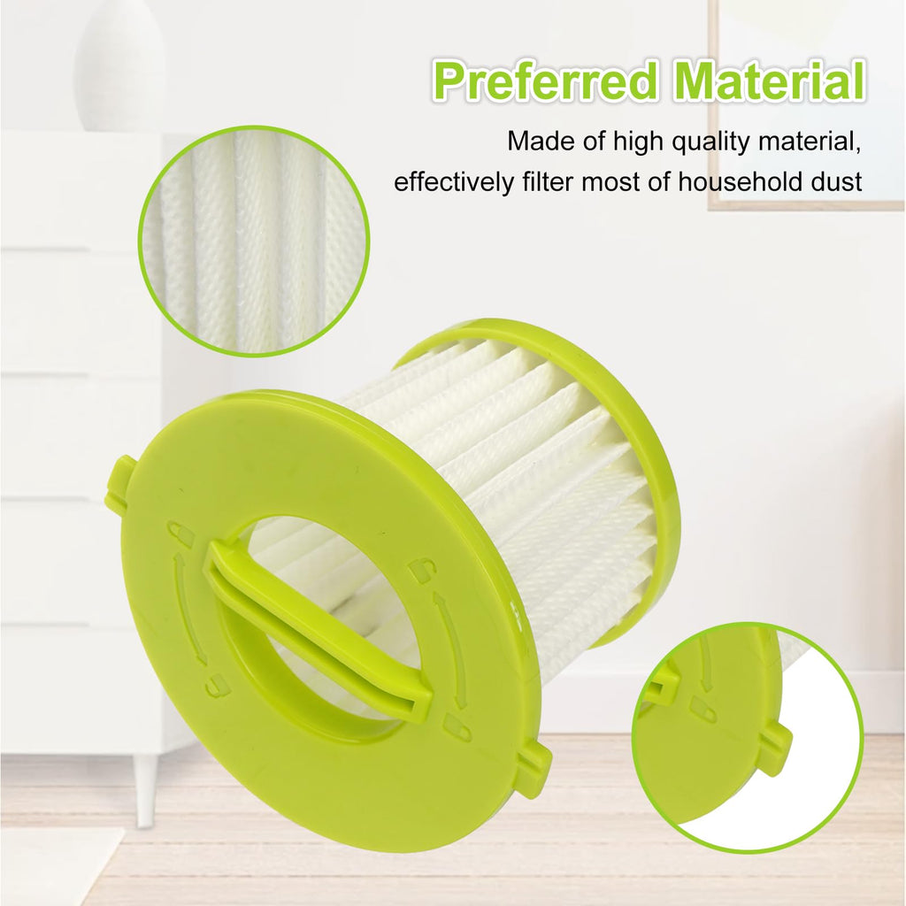 Replacement Filter Compatible with Ryobi ONE+ 18V Handheld Vacuum Models PCL700 PCL704 PCL705 Part # A32F05N A32HF00 Reusable Filter Set (4 Pack)