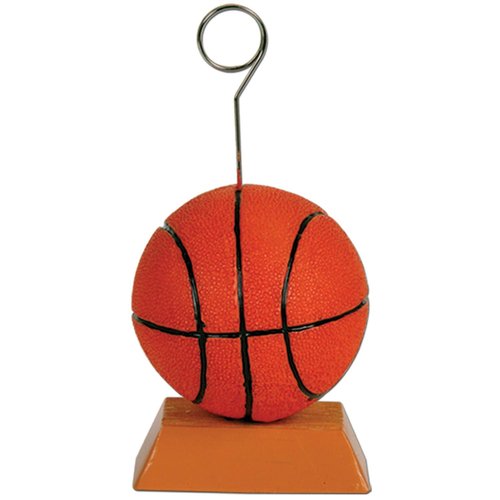Basketball Photo/Balloon Holder Party Accessory (1 count) (Pack of 6)