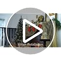 6ft Pre-Lit Slim Artificial Christmas Tree with 250 LED Lights Frosted Tips Pinecones - Green & White, 595 Tips