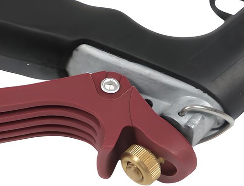 Industrial Nozzle - Heavy-Duty Hot & Cold Water Hose Nozzle for Enhanced Comfort | Red & Black