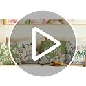 Spring Magnolia Flower Throw Pillow Covers 18x18 - Set of 4