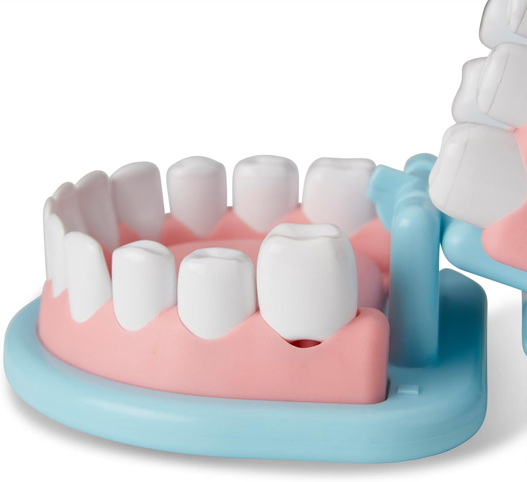 Melissa & Doug Super Smile Dentist Play Set - 25-Piece Kit with Oversized Teeth & Tools for Kids 3+