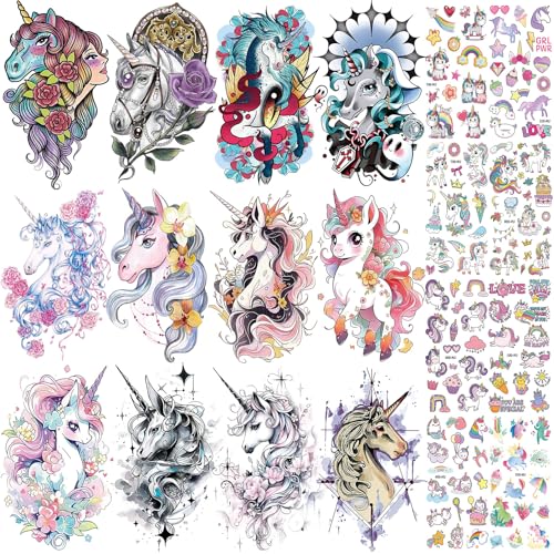 Cuteliili Cute Temporary Tattoos for Kids and Women Waterproof Bulk